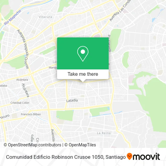 Comunidad Edificio Robinson Crusoe 1050 map