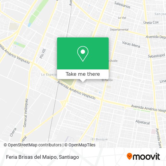 Feria Brisas del Maipo map