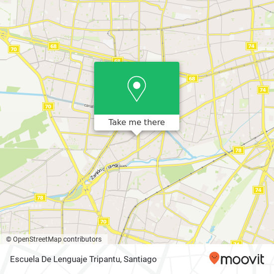 Escuela De Lenguaje Tripantu map