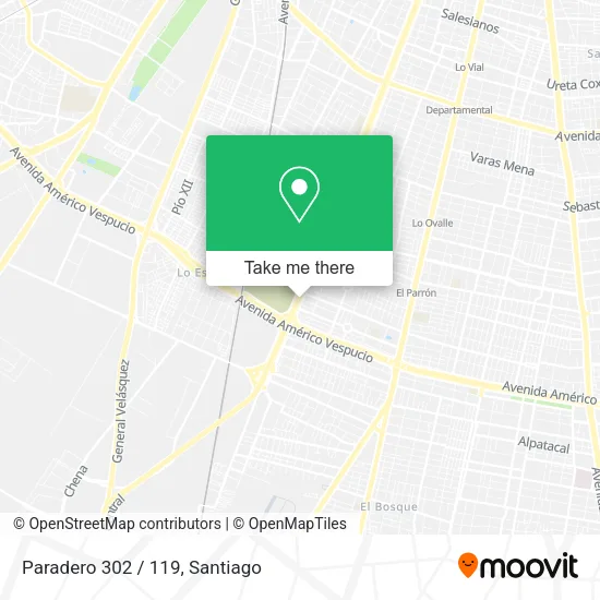Paradero 302 / 119 map