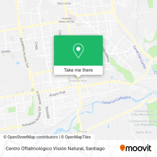 Centro Oftalmológico Visión Natural map