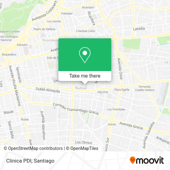 Clínica PDI map