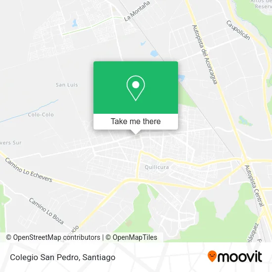 Colegio San Pedro map