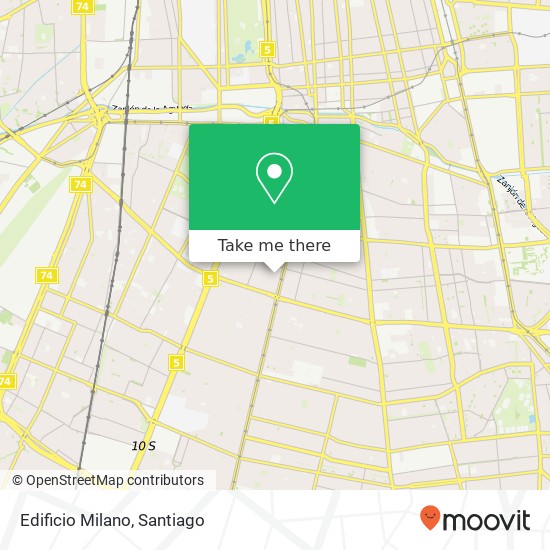 Edificio Milano map