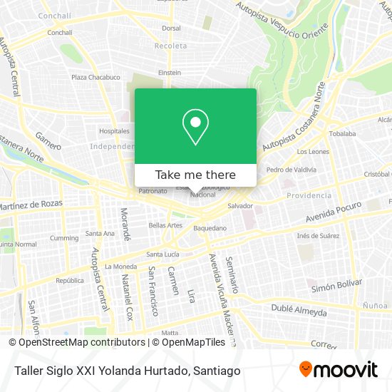 Mapa de Taller Siglo XXI Yolanda Hurtado