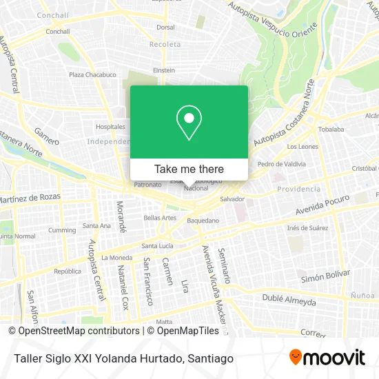 Taller Siglo XXI Yolanda Hurtado map