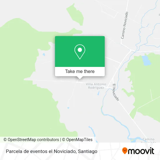 Parcela de eventos el Noviciado map