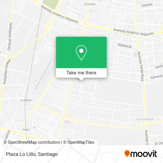 Plaza Lo Lillo map