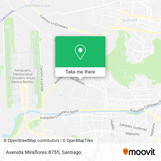 Avenida Miraflores 8755 map
