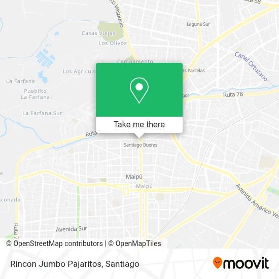 Rincon Jumbo Pajaritos map