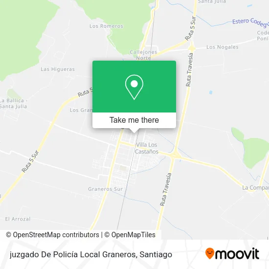 juzgado De Policía Local Graneros map