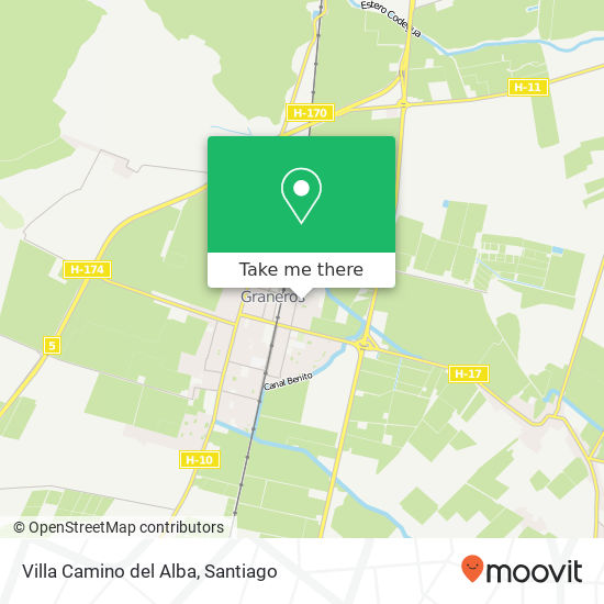 Villa Camino del Alba map