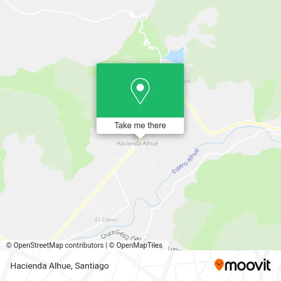 Hacienda Alhue map