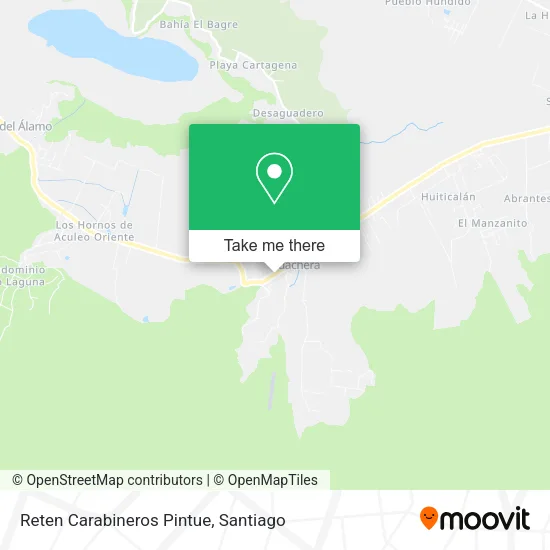 Mapa de Reten Carabineros Pintue