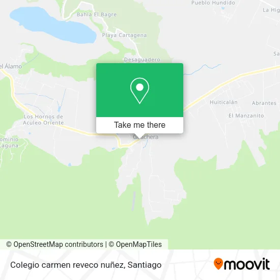 Mapa de Colegio carmen reveco nuñez