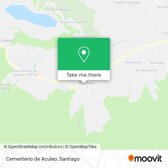 Cementerio de Aculeo map