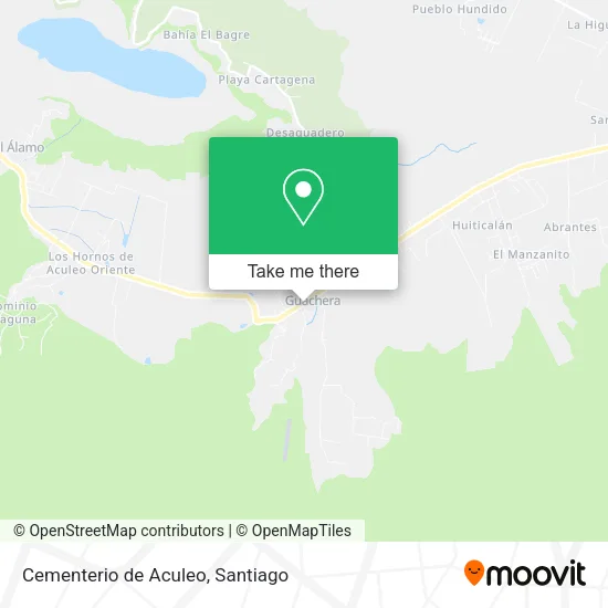 Mapa de Cementerio de Aculeo