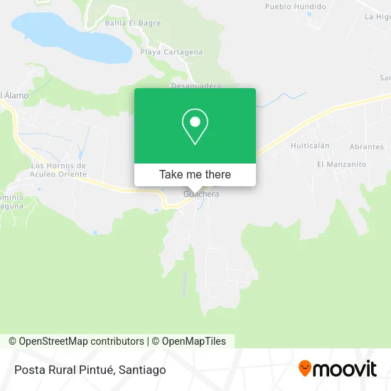 Posta Rural Pintué map