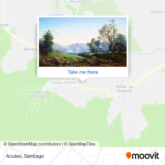 Mapa de Aculeo
