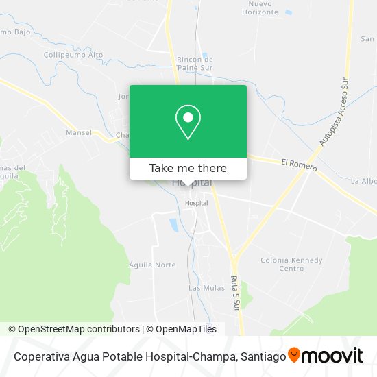 Coperativa Agua Potable Hospital-Champa map