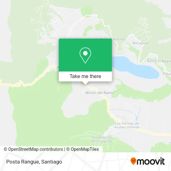 Posta Rangue map