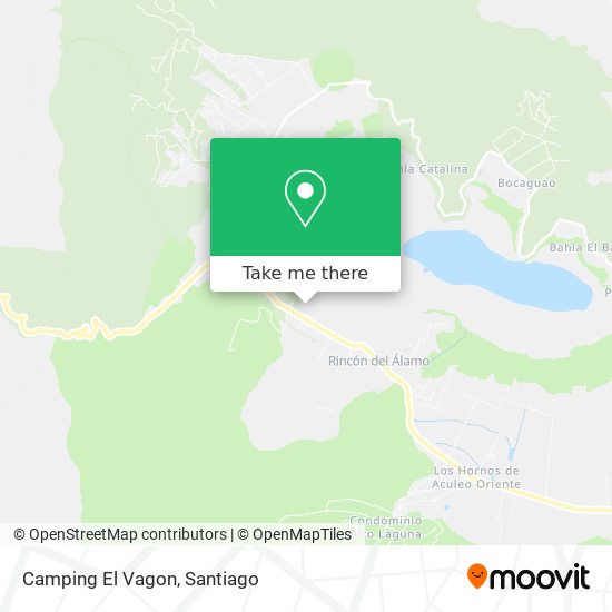Mapa de Camping El Vagon