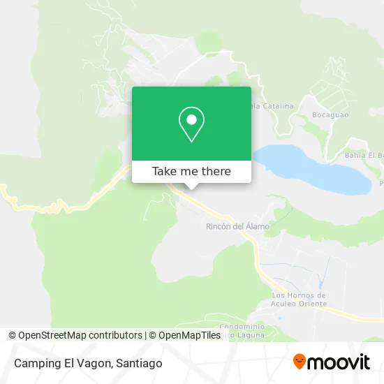 Camping El Vagon map