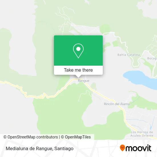 Medialuna de Rangue map