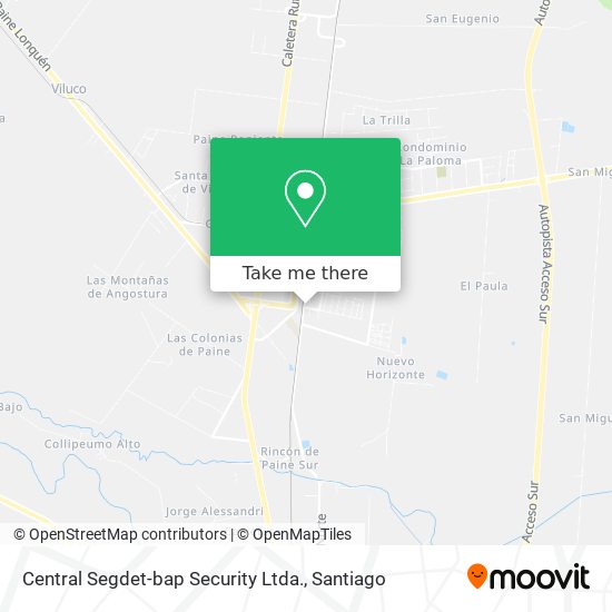Mapa de Central Segdet-bap Security Ltda.