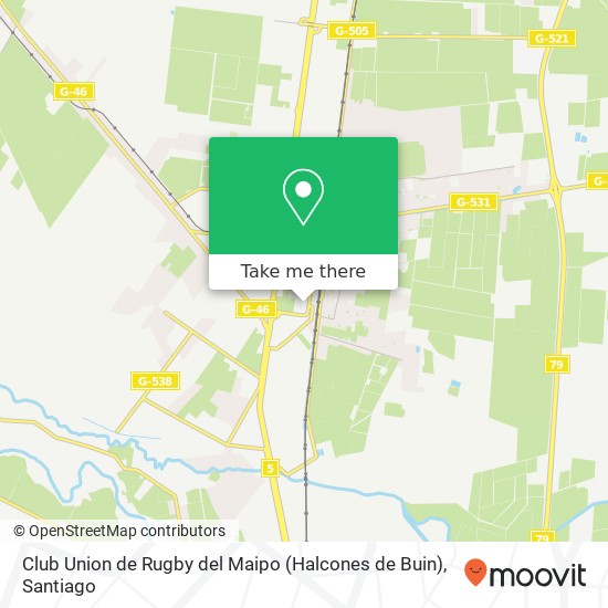Club Union de Rugby del Maipo (Halcones de Buin) map