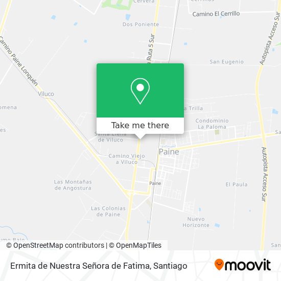 Ermita de Nuestra Señora de Fatima map