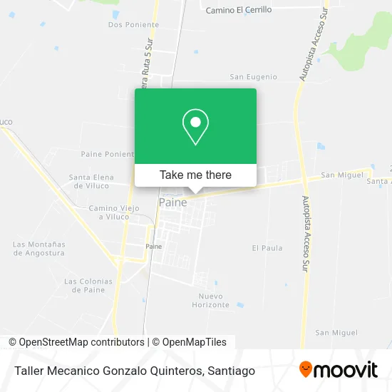 Taller Mecanico Gonzalo Quinteros map