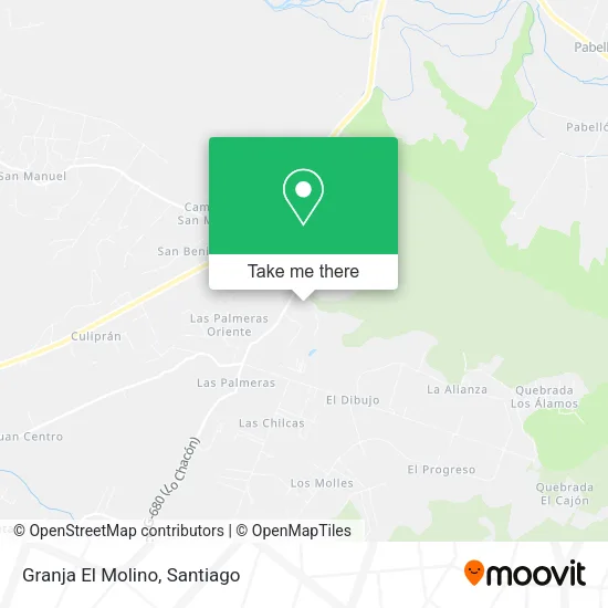 Granja El Molino map