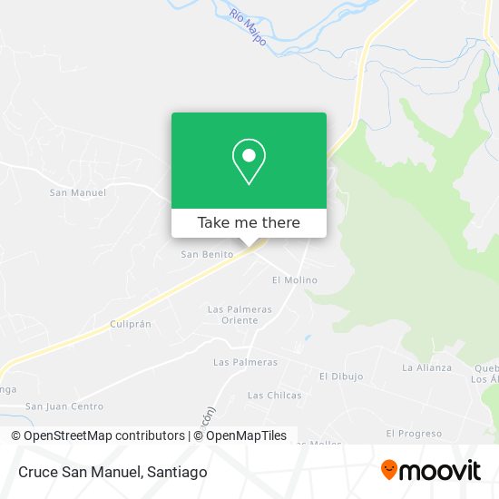 Cruce San Manuel map