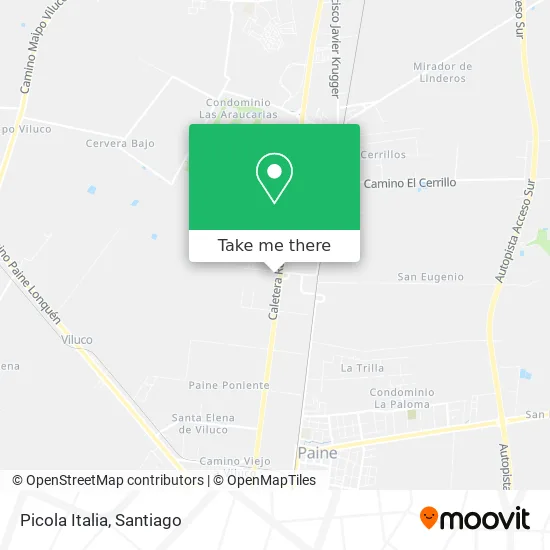 Picola Italia map