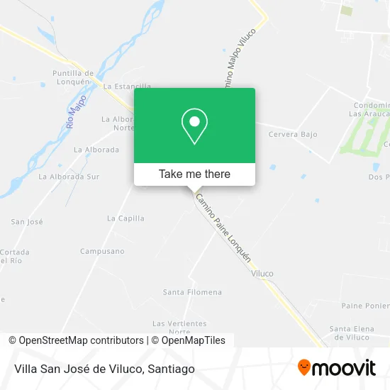 Mapa de Villa San José de Viluco