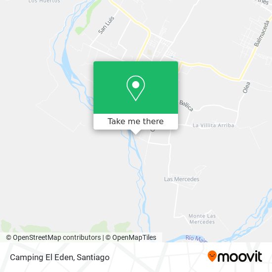 Camping El Eden map