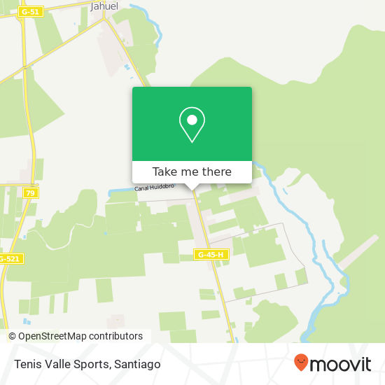 Tenis Valle Sports map