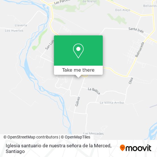 Iglesia santuario de nuestra señora de la Merced map