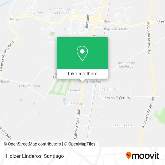 Holzer Linderos map