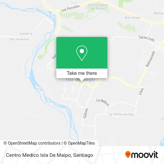 Centro Medico Isla De Maipo map
