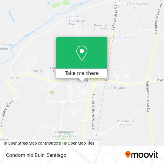 Condominio Buin map
