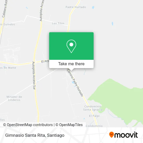 Gimnasio Santa Rita map