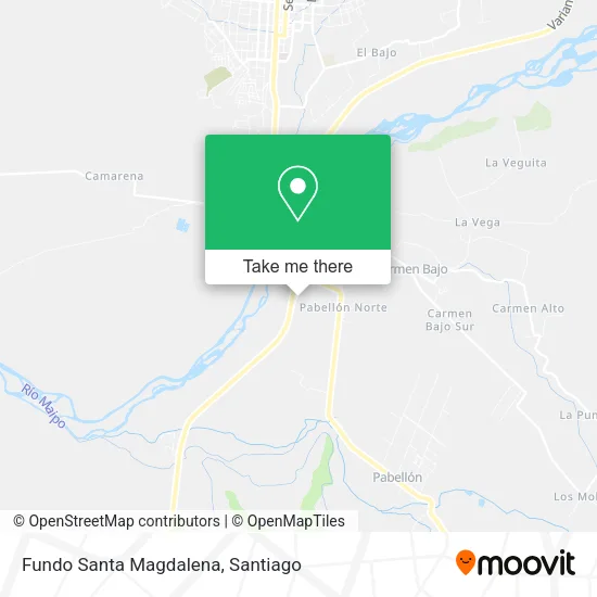 Fundo Santa Magdalena map