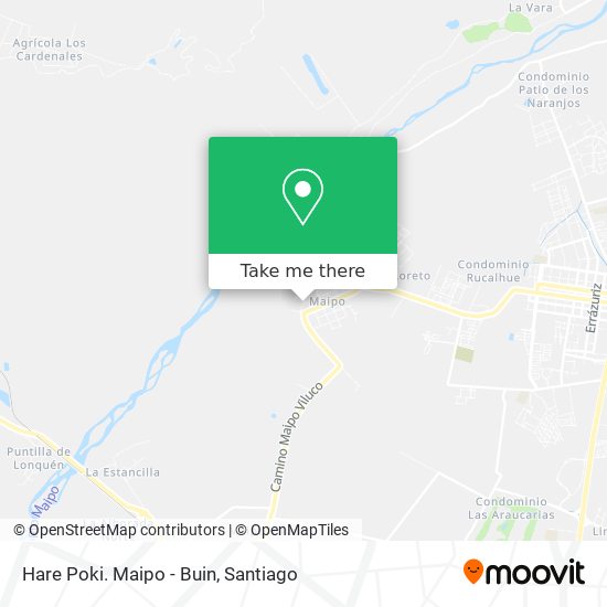 Hare Poki. Maipo - Buin map