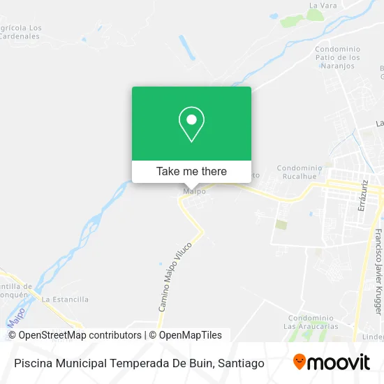 Piscina Municipal Temperada De Buin map
