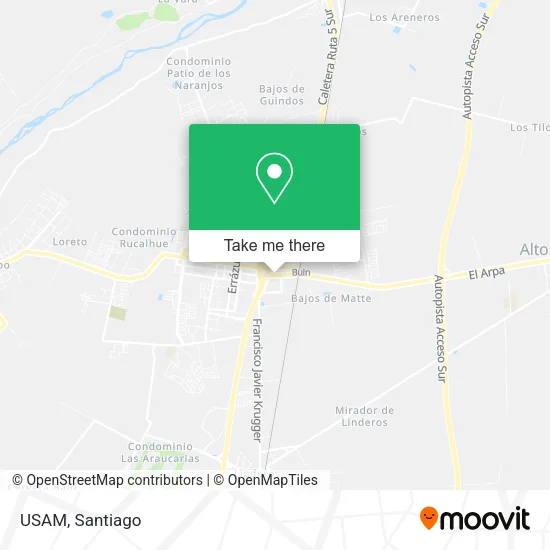 USAM map