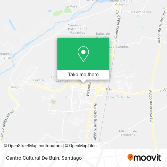 Centro Cultural De Buin map