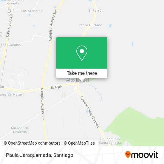 Mapa de Paula Jaraquemada