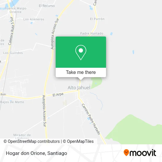 Hogar don Orione map